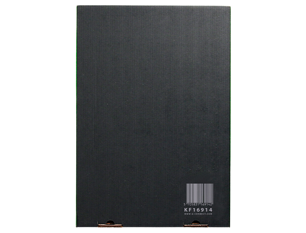 Q-CONNECT - Funda multitaladro q-connec folio 80mc piel de naranja bolsa de 10 unidades (Ref. KF16914)