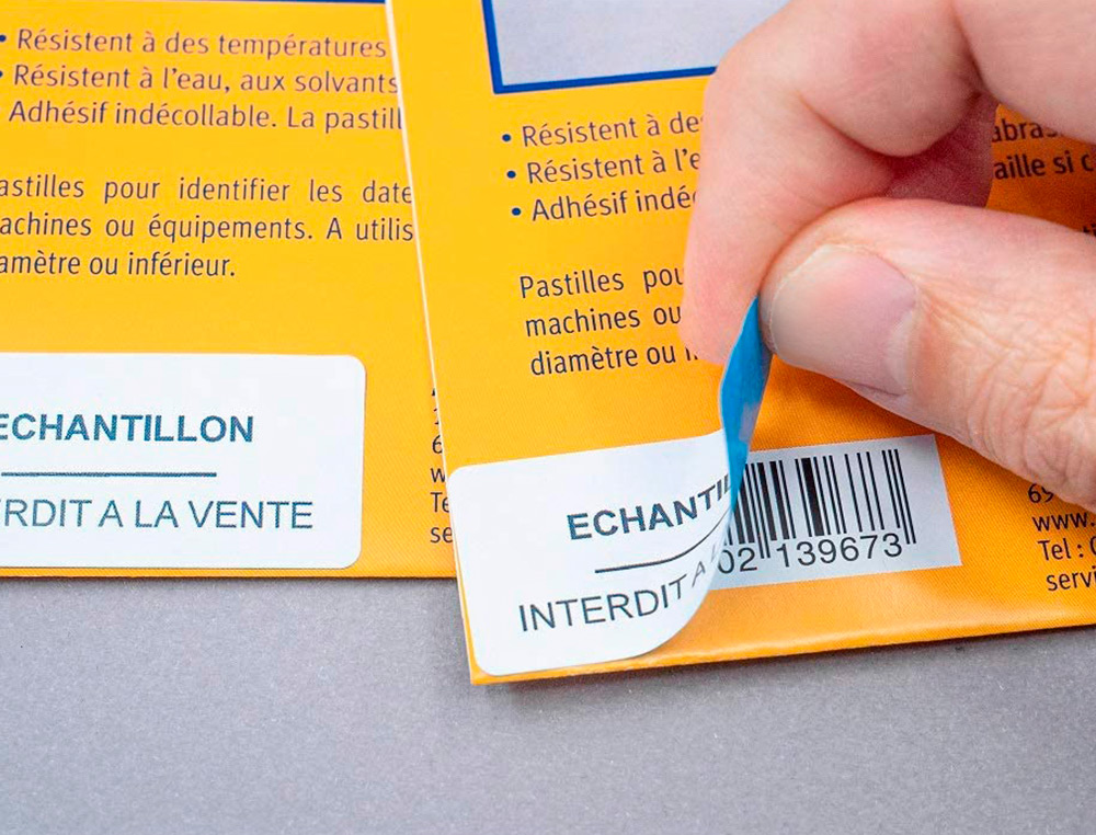 AVERY - Etiqueta adhesiva permanente para impresora laser blanca 99,1x57 mm caja de 250 unidades (Ref. L4612-25)