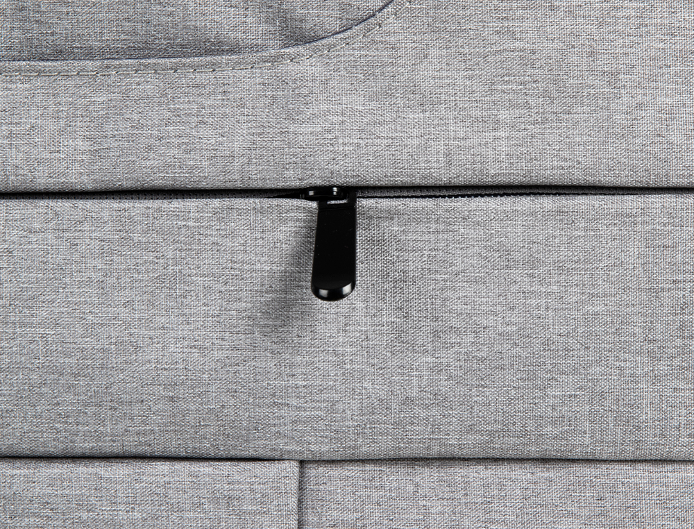 Q-CONNECT - Maletin para portatil 15,6\" con asas retractiles cremallera 3 bolsillos exteriores gris (Ref. KF17242)