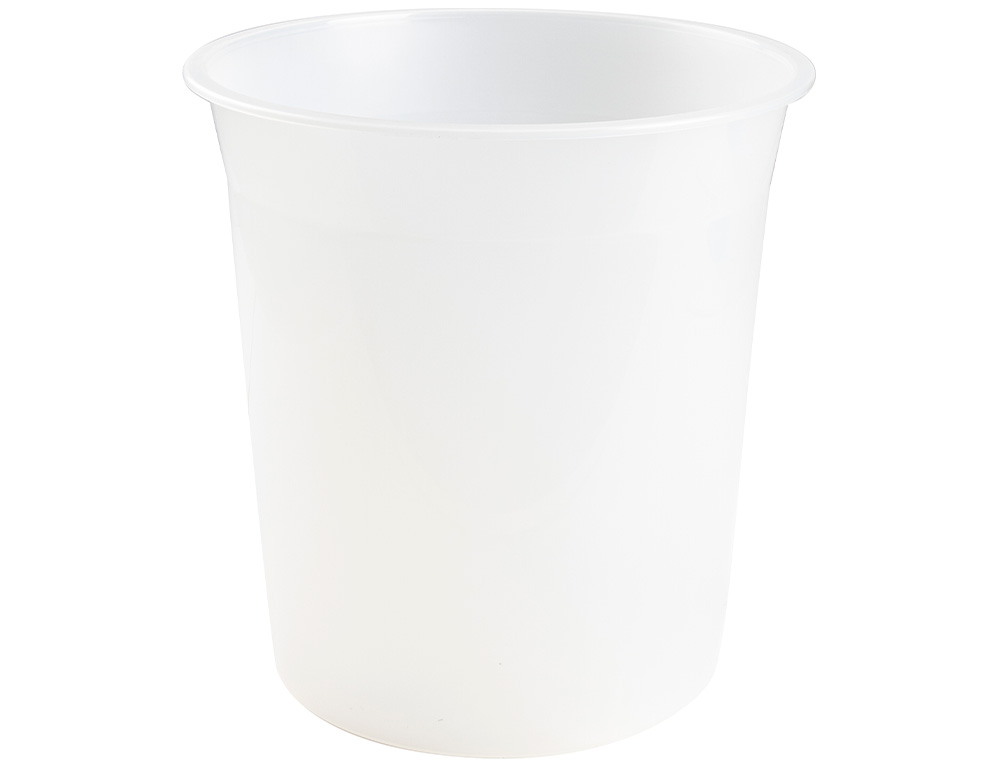 Q-CONNECT - Papelera plastico transparente 13 litros dim, 275x285 mm (Ref. KF19038)