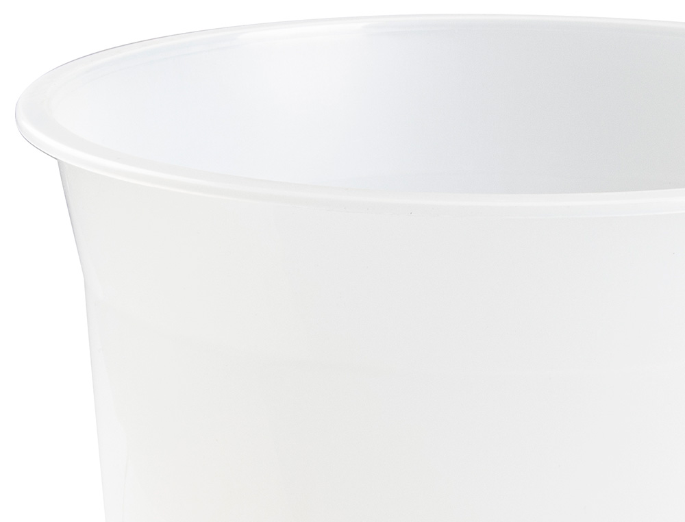 Q-CONNECT - Papelera plastico transparente 13 litros dim, 275x285 mm (Ref. KF19038)