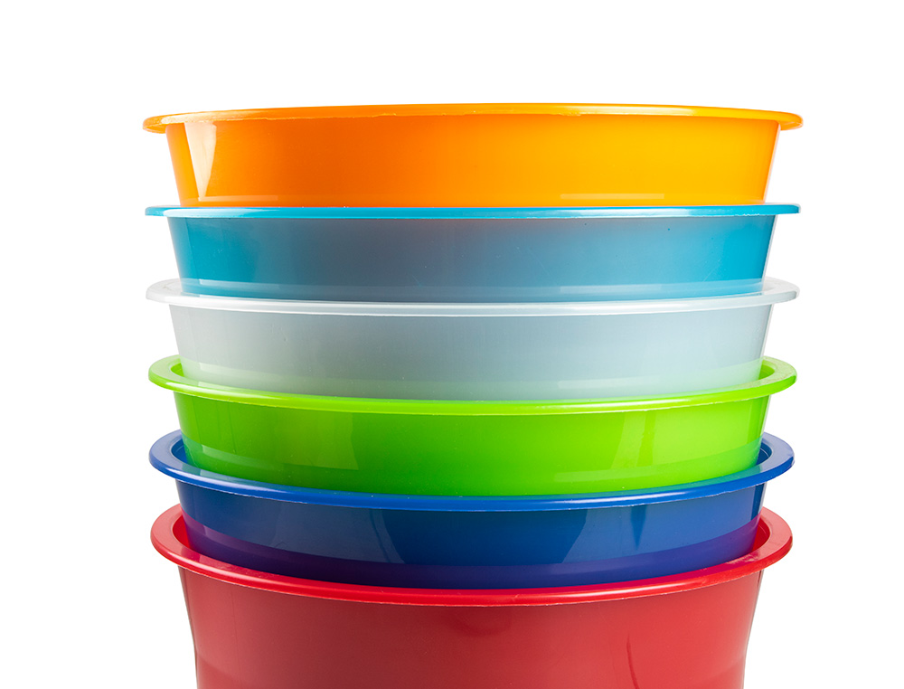 Q-CONNECT - Papelera plastico transparente 13 litros dim, 275x285 mm (Ref. KF19038)