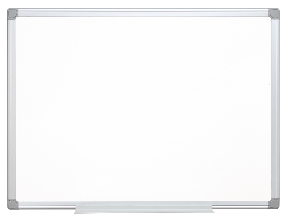Q-CONNECT - Pizarra blanca lacada magnetica marco aluminio 60x45 cm (Ref. KF04149)