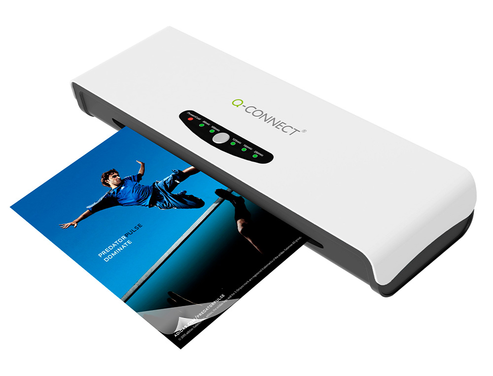 Q-CONNECT - Plastificadora din a3 alto rendimiento frio/ caliente cuatro rodillos hasta 250 micras (Ref. KF16915)