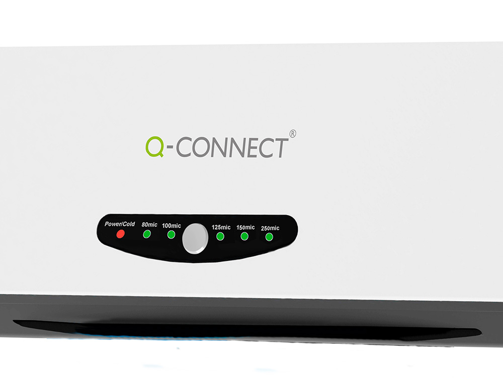 Q-CONNECT - Plastificadora din a3 alto rendimiento frio/ caliente cuatro rodillos hasta 250 micras (Ref. KF16915)