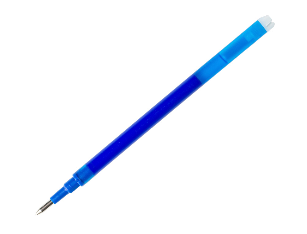 Q-CONNECT - Recambio boligrafo retractil kf11058 borrable azul caja de 3 unidades (Ref. KF11058)