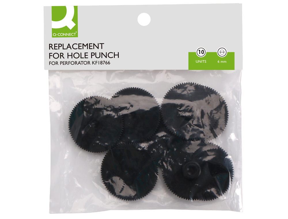 Q-CONNECT - Repuesto para taladrador kf18766 paquete de 10 (Ref. KF11284)