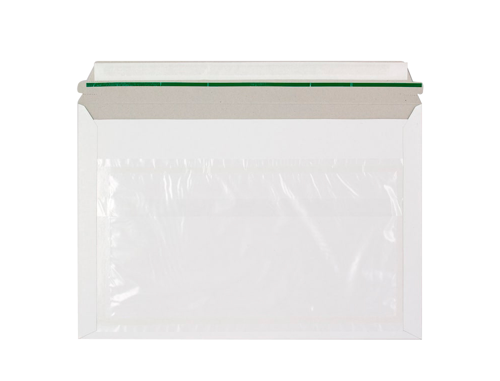 Q-CONNECT - Sobre autoadhesivo portadocumentos 225x165 mm ventana transparente paquete de 100 unidades (Ref. KF11300)