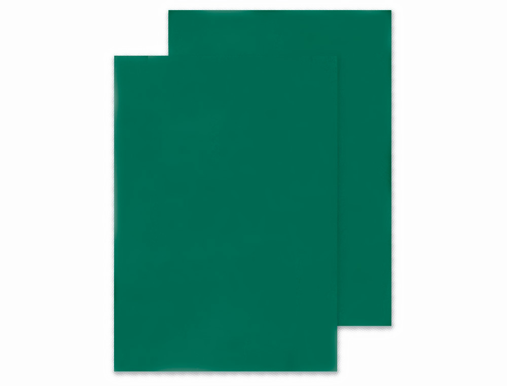 Q-CONNECT - Tapa de encuadernacion pvc din A4 opaca verde 180 micras caja de 100 unidades (Ref. KF18099)