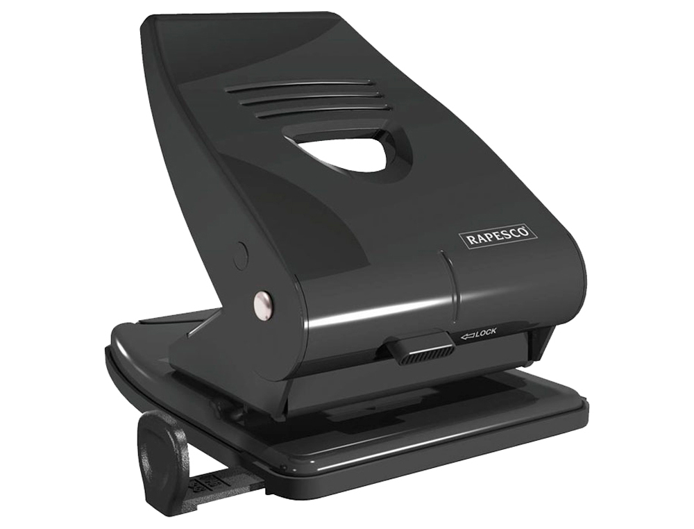 RAPESCO - Taladrador 835 metal negro 2 taladros capacidad 40 hojas (Ref. PF800AB1)