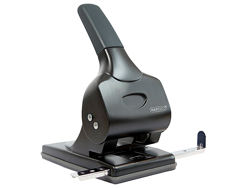 RAPESCO - Taladrador alu 65 negro 2 taladros gran capacidad 65 hojas (Ref. 1015)