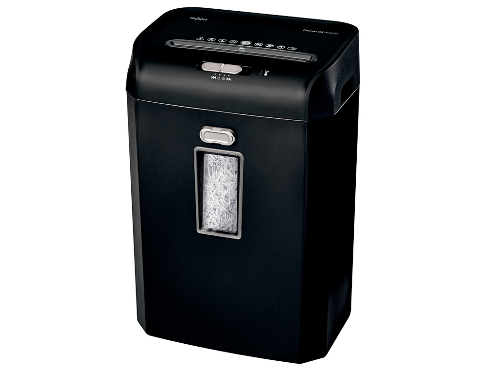 REXEL - Destructora de documentos promax qs rex823 capacidad 8 hojas particulas destruye grapas clips y (Ref. 2104583EU)