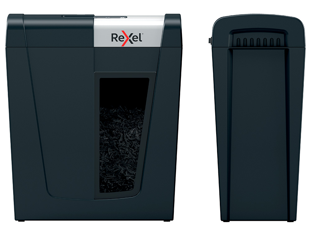 REXEL - Destructora de documentos secure mc4 capacidad 4 hojas micro corte destruye grapas y clips (Ref. 2020129EU)