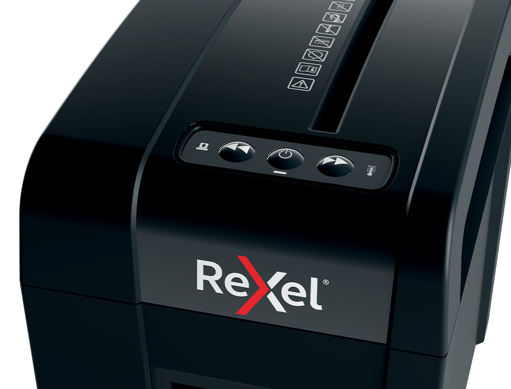 REXEL - Destructora de documentos secure x6-sl capacidad 6 hojas particulas destruye grapas y clips (Ref. 2020125EU)