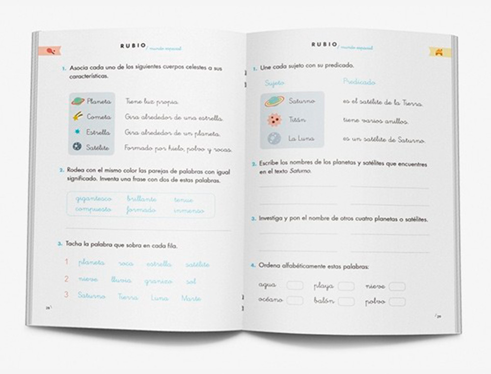 RUBIO - Cuaderno competencia lectora 2 mundo espacial (Ref. CL2)