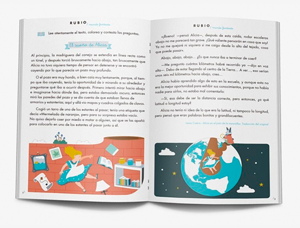 RUBIO - Cuaderno competencia lectora 5 mundo fantasia (Ref. CL5)