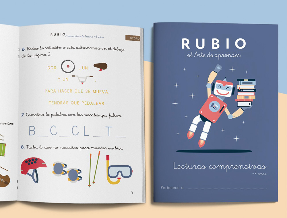 RUBIO - Cuaderno lecturas comprensivas + 7 años (Ref. LC7)