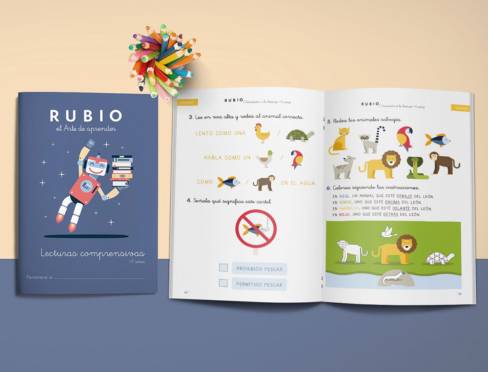 RUBIO - Cuaderno lecturas comprensivas + 7 años (Ref. LC7)