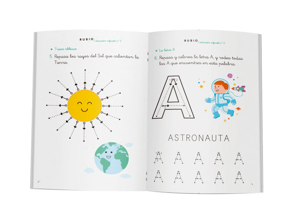 RUBIO - Cuaderno vacaciones repaso materias 3ºinfantil (Ref. VAC3I)