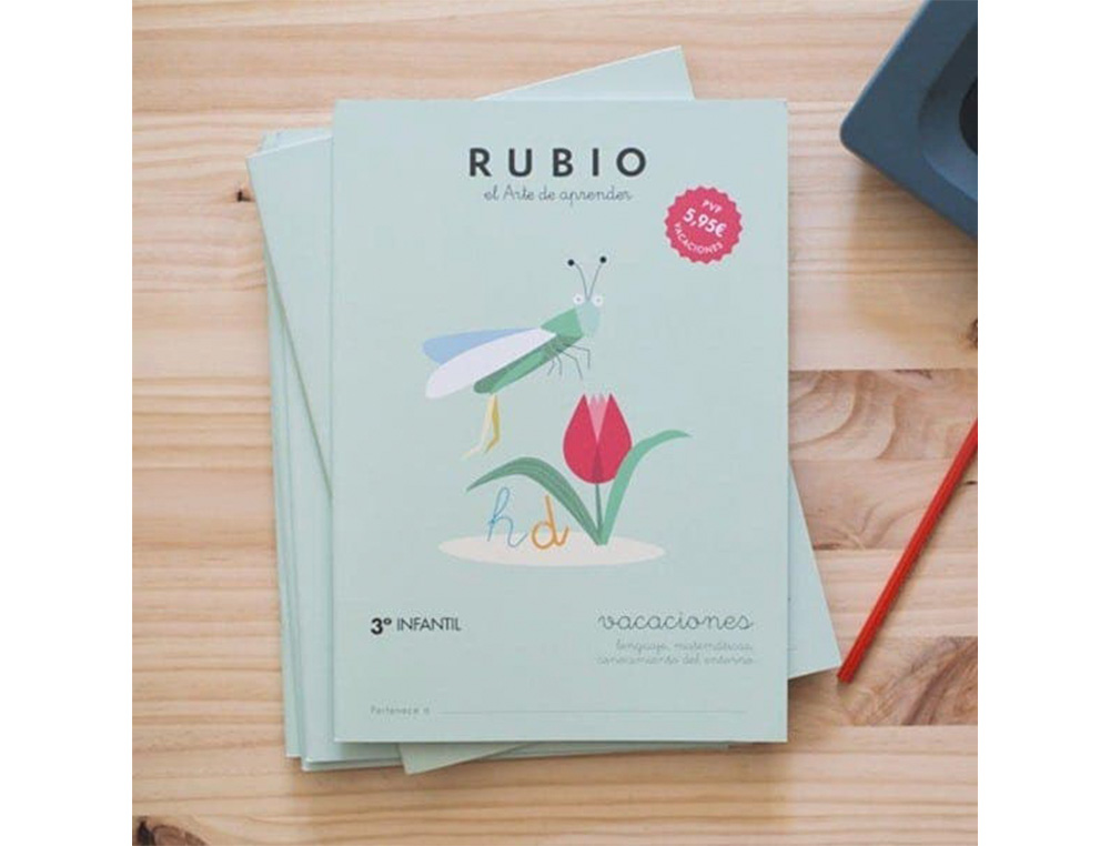 RUBIO - Cuaderno vacaciones repaso materias 3ºinfantil (Ref. VAC3I)