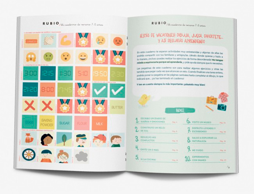 RUBIO - Mi cuaderno de verano 7-8 años (Ref. VERANO78)