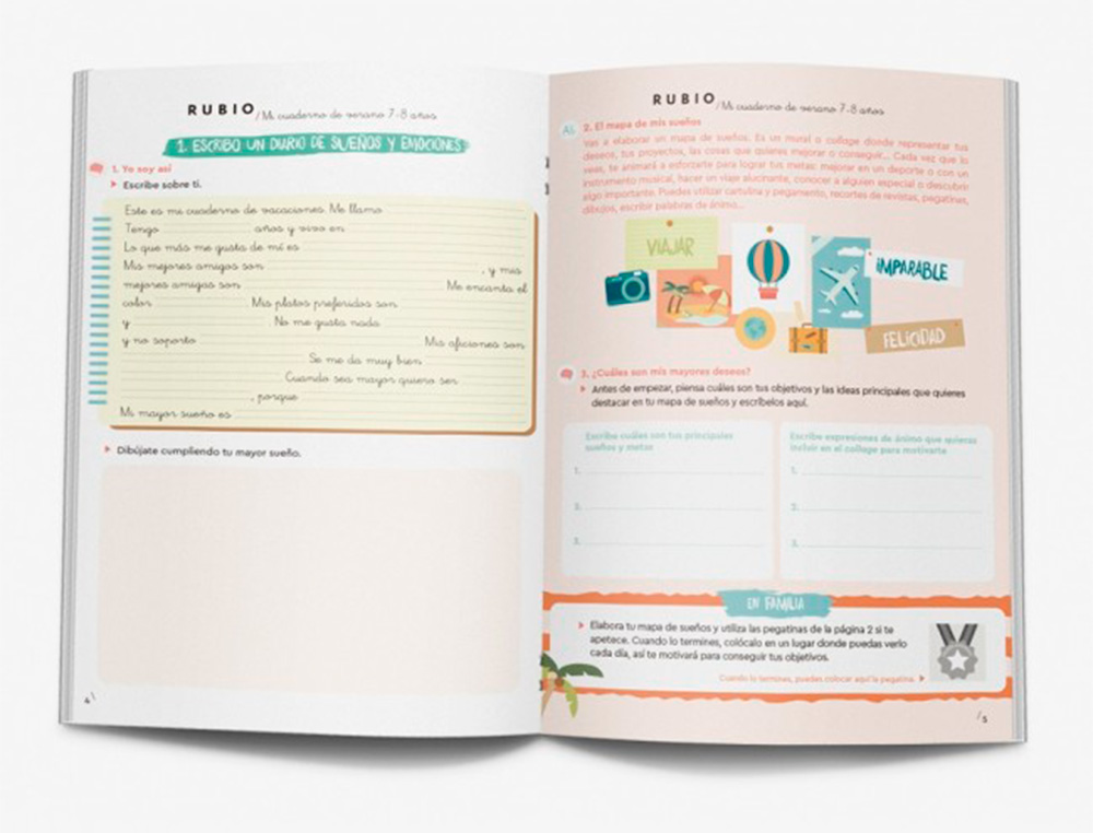 RUBIO - Mi cuaderno de verano 7-8 años (Ref. VERANO78)