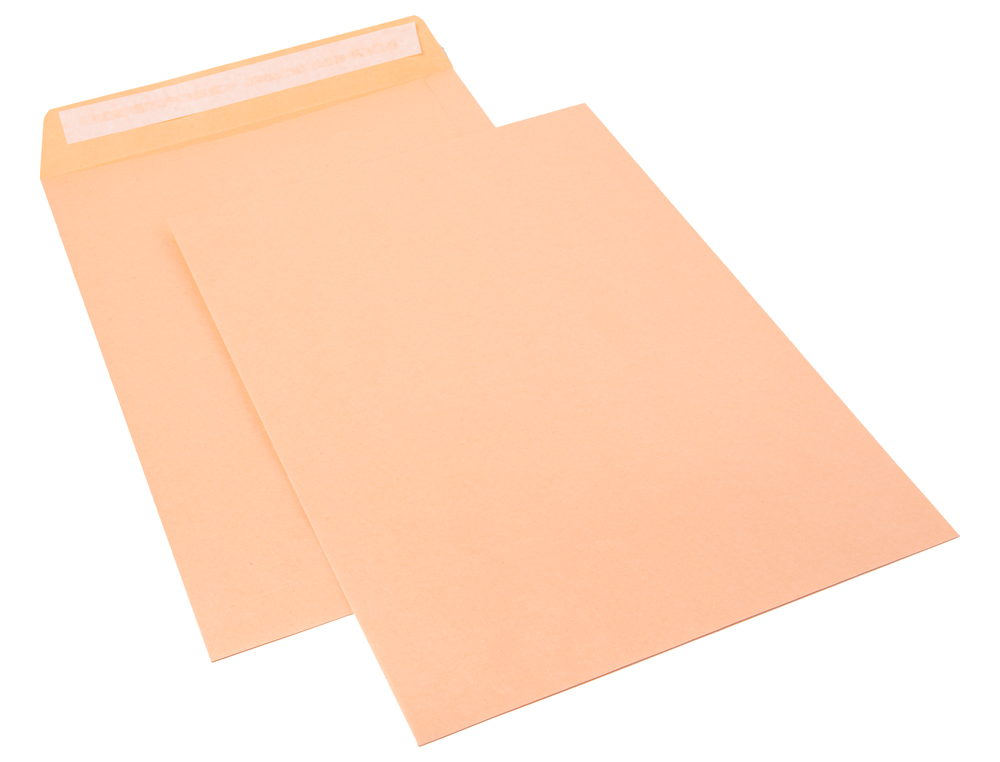 SAM - Sobre bolsa celulosa chamoix 90 gr tira de silicona 260x360 mm tira silicona caja 250 unidades (Ref. C-108100)