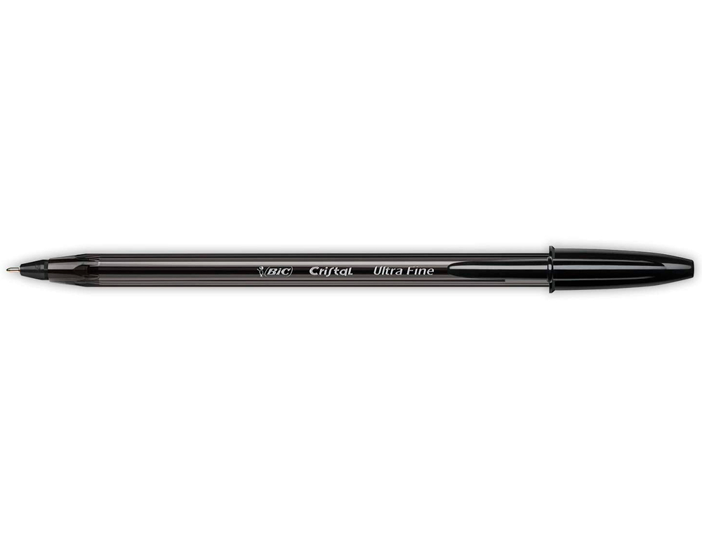 BIC - Boligrafo cristal ultrafine punta forma aguja 0,7 mm negro (Ref. 992603)