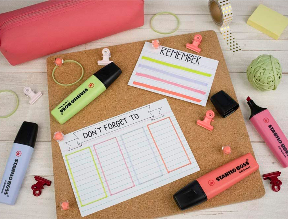 STABILO - Rotulador boss fluorescente 70 pastel azul nublado (Ref. 70/111)