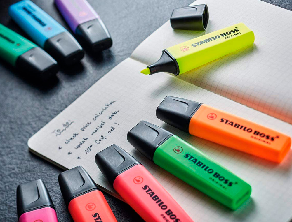 STABILO - Rotulador boss fluorescente 70 pastel fucsia helado (Ref. 70/158)