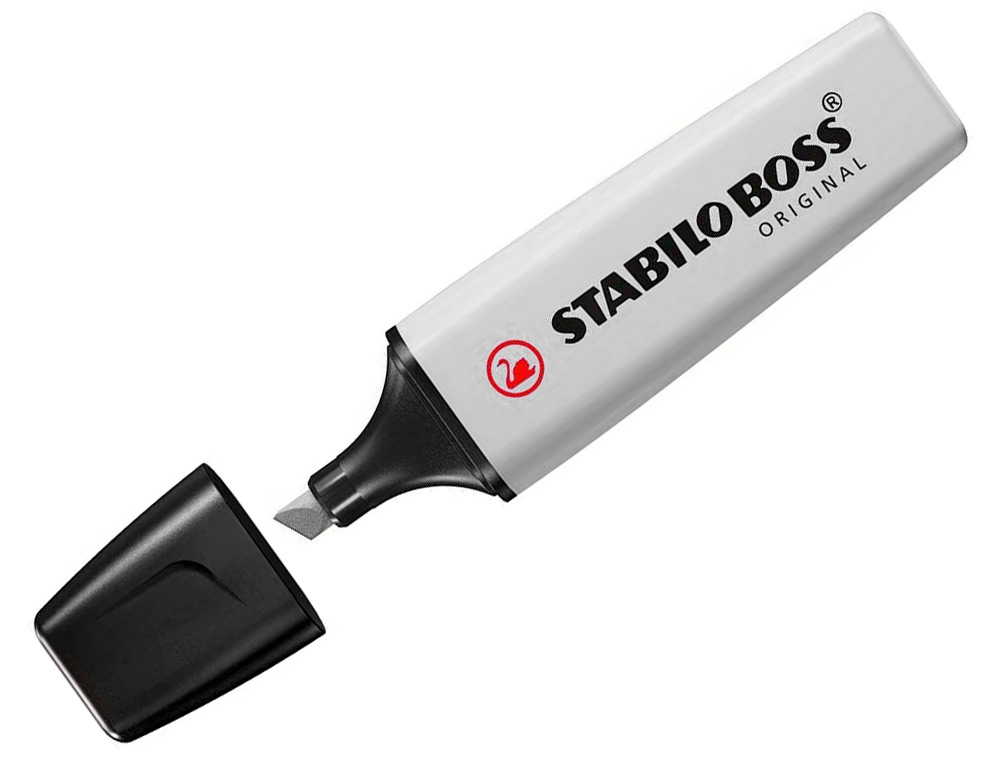 STABILO - Rotulador boss fluorescente 70 pastel gris polvoriento (Ref. 70/194)