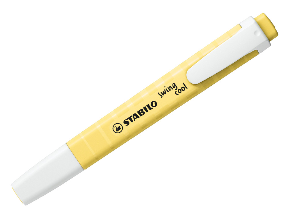 STABILO - Rotulador fluorescente swing cool pastel amarillo cremoso (Ref. 275/144-8)
