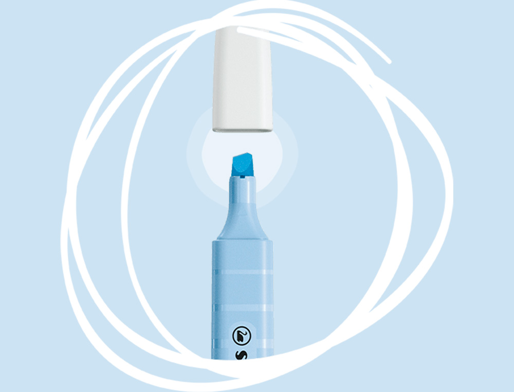 STABILO - Rotulador fluorescente swing cool pastel azul nublado (Ref. 275/111-8)