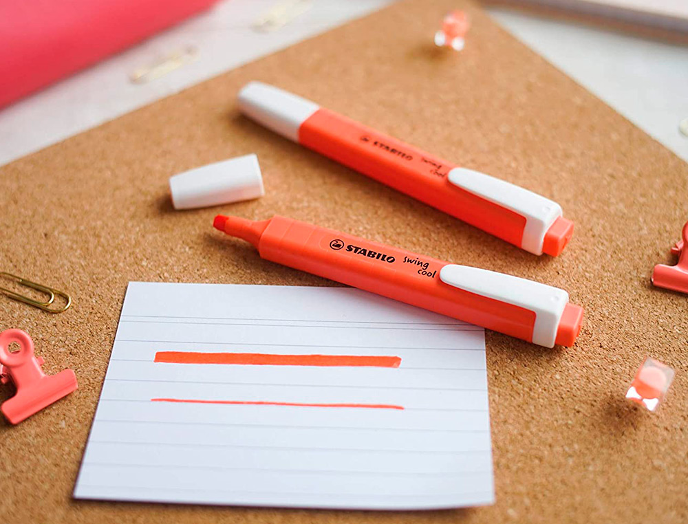 STABILO - Rotulador fluorescente swing cool pastel coral meloso (Ref. 275/140-8)