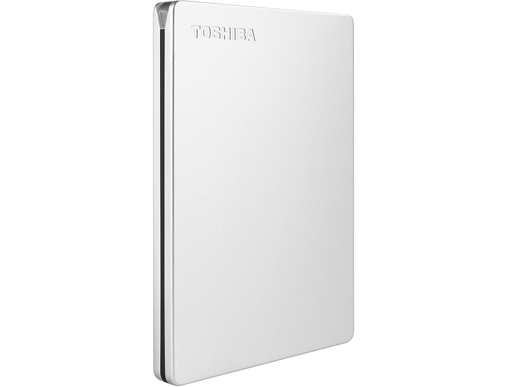 TOSHIBA - Disco duro externo canvio slim hdd 2,50\" 5.000 mbit/s usb 3.0 1 tb color blanco (Ref. HDTD310ES3DA) (Canon L.P.I. 6,45€ Incluido)