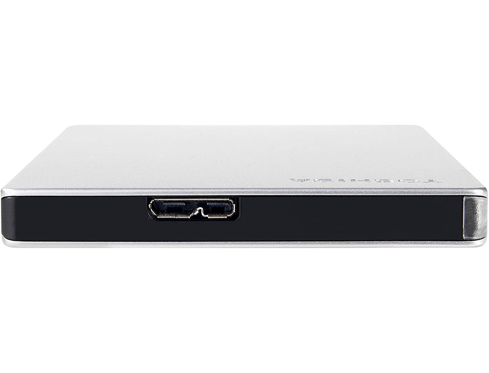 TOSHIBA - Disco duro externo canvio slim hdd 2,50\" 5.000 mbit/s usb 3.0 1 tb color blanco (Ref. HDTD310ES3DA) (Canon L.P.I. 6,45€ Incluido)