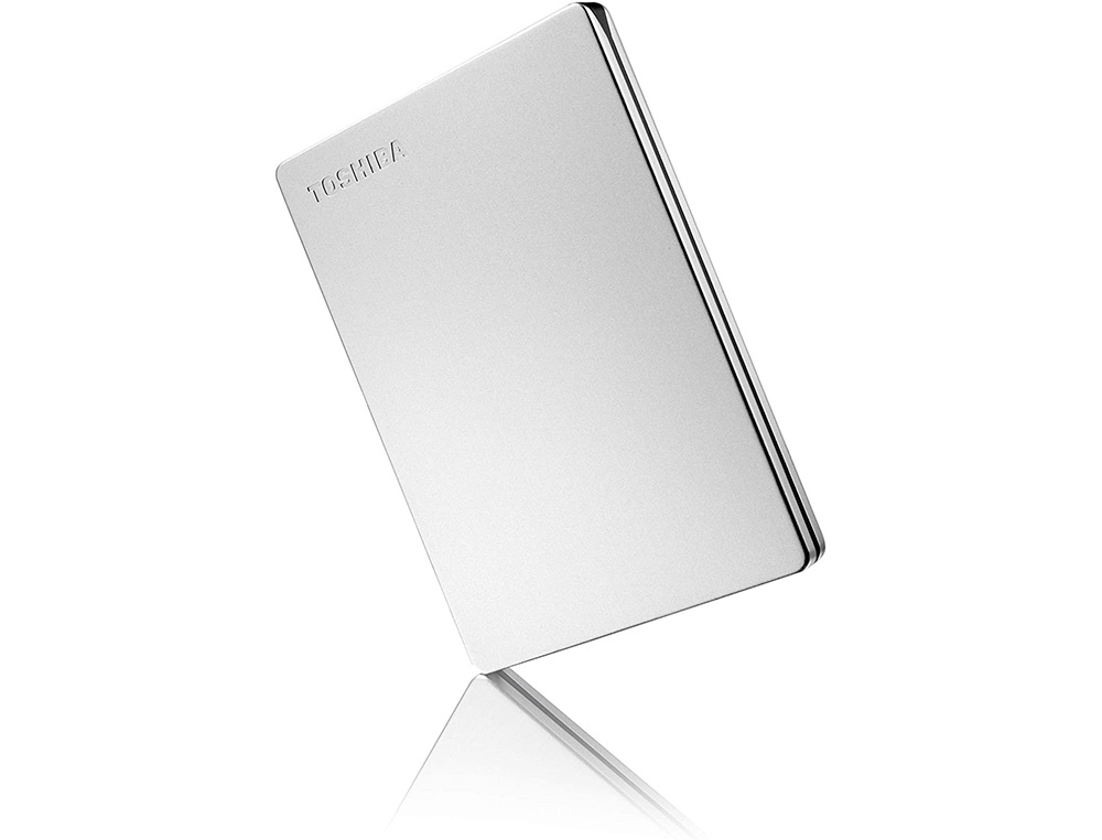 TOSHIBA - Disco duro externo canvio slim hdd 2,50\" 5.000 mbit/s usb 3.0 1 tb color blanco (Ref. HDTD310ES3DA) (Canon L.P.I. 6,45€ Incluido)