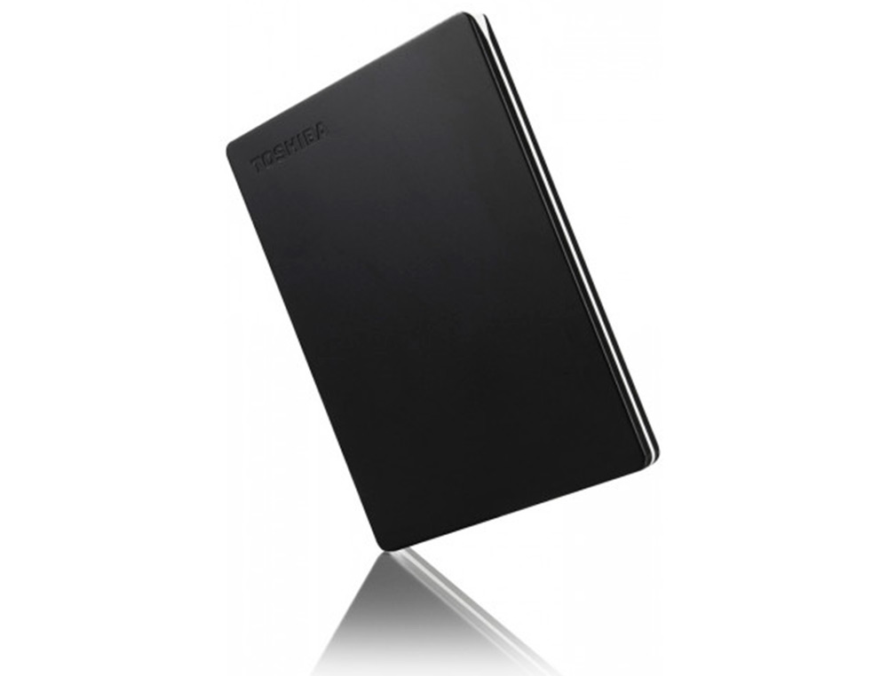 TOSHIBA - Disco duro externo canvio slim hdd 2,50\" 5.000 mbit/s usb 3.0 1 tb color negro (Ref. HDTD310EK3DA) (Canon L.P.I. 6,45€ Incluido)
