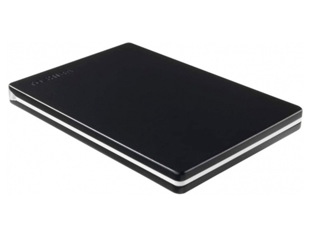 TOSHIBA - Disco duro externo canvio slim hdd 2,50\" 5.000 mbit/s usb 3.0 1 tb color negro (Ref. HDTD310EK3DA) (Canon L.P.I. 6,45€ Incluido)