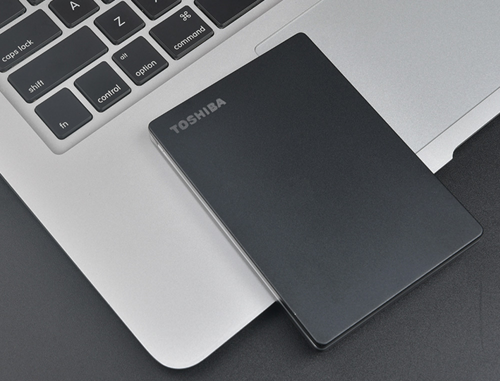 TOSHIBA - Disco duro externo canvio slim hdd 2,50\" 5.000 mbit/s usb 3.0 1 tb color negro (Ref. HDTD310EK3DA) (Canon L.P.I. 6,45€ Incluido)