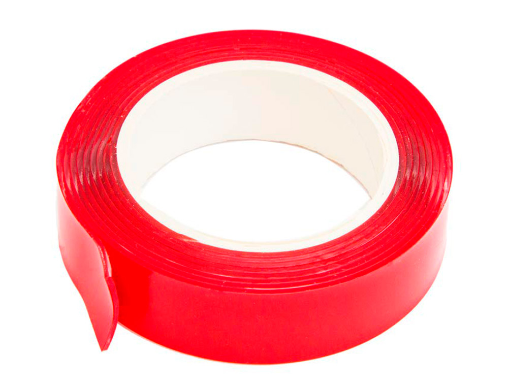 UHU - Cinta adhesiva doublefix marron doble cara extra fuerte 1,5 mt x 19 mm (Ref. 36497)