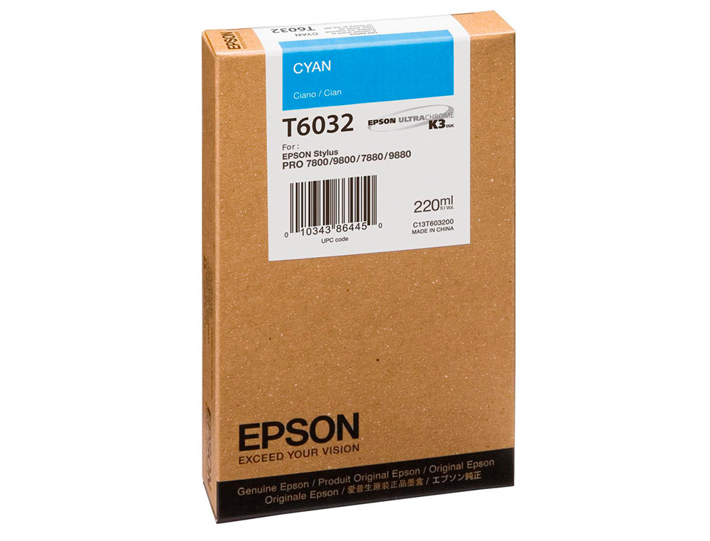 EPSON - Ink-jet gf stylus pro 7880/9880 cian (Ref. C13T603200)