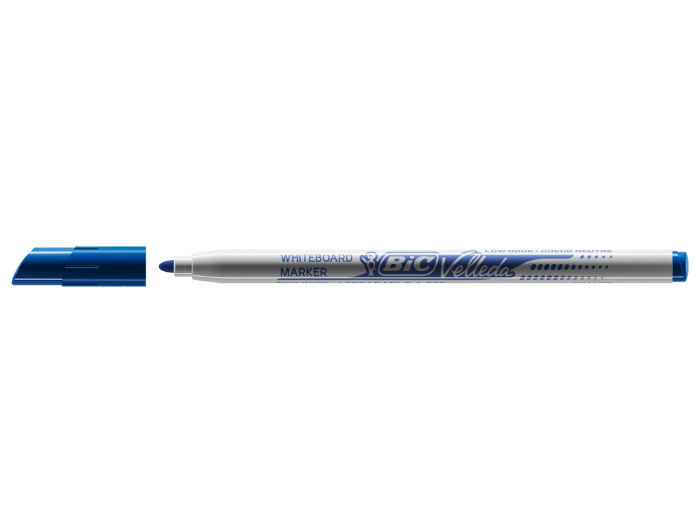 BIC - Rotulador velleda fino para pizarra azul punta redonda 1 mm (Ref. 841841)