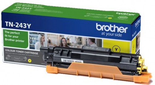 BROTHER - Toner Laser ORIGINALES TN-243Y AMARILLO DCP-l3510cdw/HL-l3270cdw/MFC-l3710cw 1.000pg (Ref.TN243Y)