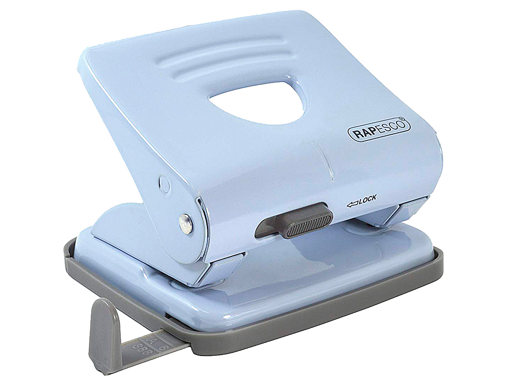 RAPESCO - Perforadora 825 azul con 2 agujeros. 25 hojas de capacidad. (Ref.1359)