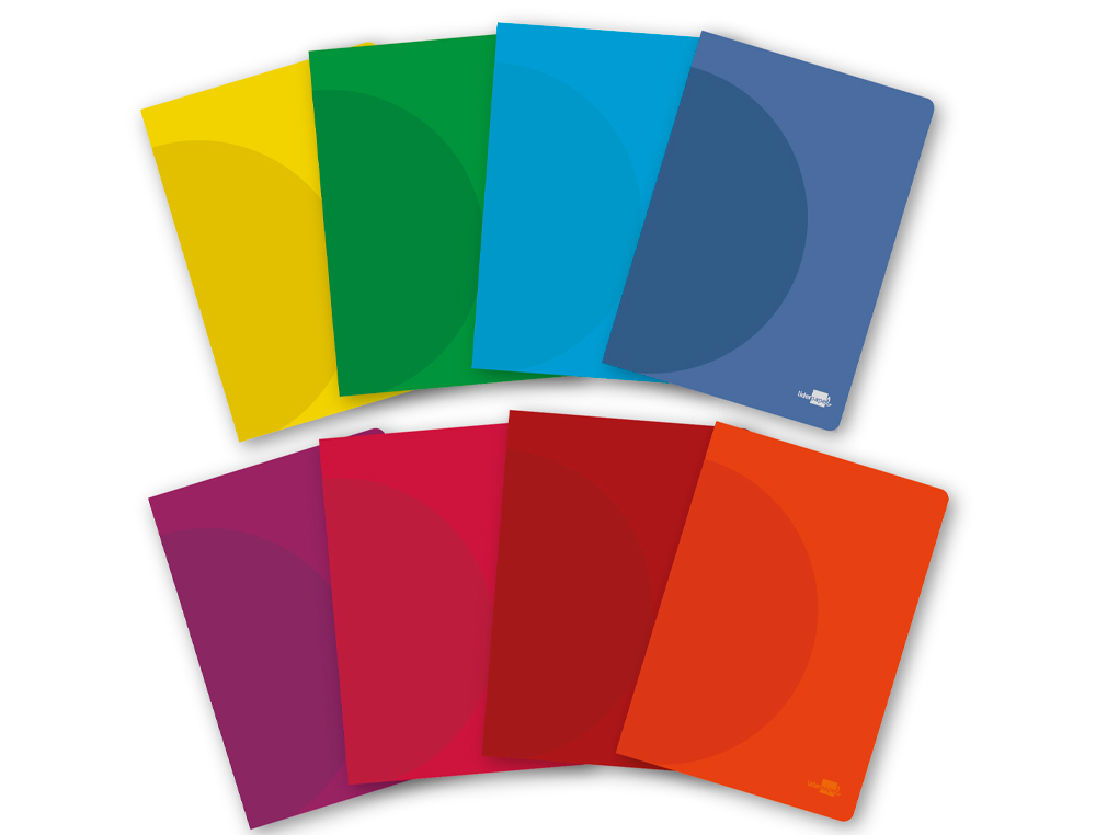 LIDERPAPEL - LIBRETA 360 TAPA DE PLASTICO A5 48 HOJAS 90G/M2 PAUTA 4 3,5MM CON MARGEN COLORES SURTIDOS