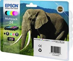 EPSON - CARTUCHO DE TINTA Nº 24 MULTIPACK PK6 C13T24284021 (Ref.C13T24284011)