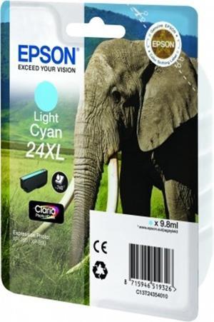 EPSON - cartucho inkjet cián claro CLARIA PHOTO 24XL 740P XP-55/7XX/8XX/9XX (Ref.C13T24354012)