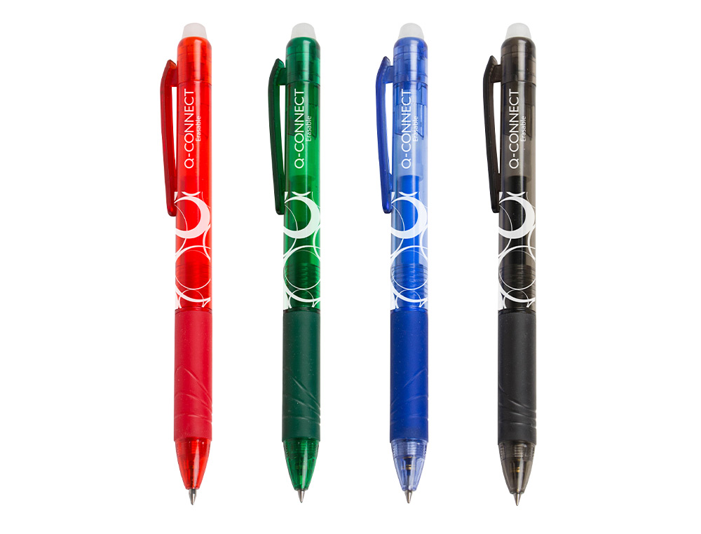 Q-CONNECT - BOLIGRAFO RETRACTIL BORRABLE 0,7 MM COLOR AZUL