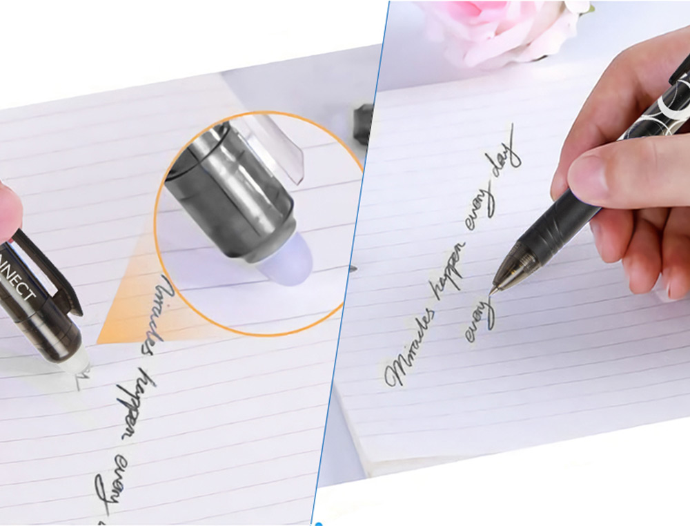 Q-CONNECT - BOLIGRAFO RETRACTIL BORRABLE 0,7 MM COLOR NEGRO